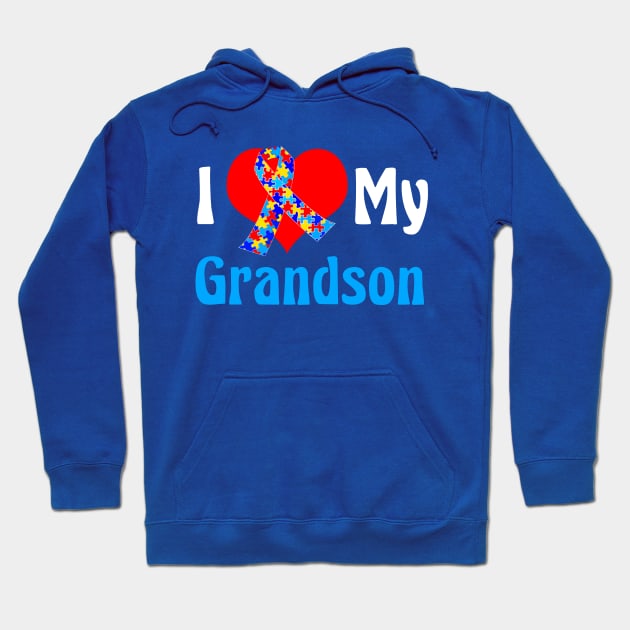 I Love My Grandson Hoodie by epiclovedesigns